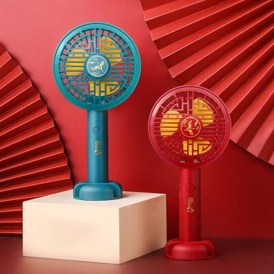 China Handheld / Desktop Personal portable air cooling conditioner blue hand fans desktop electric rechargeable foldable handheld mini fan for sale