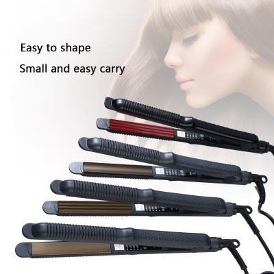 China 2022 high end custom straighflat outdoor hair iron straight and curly led display for sale