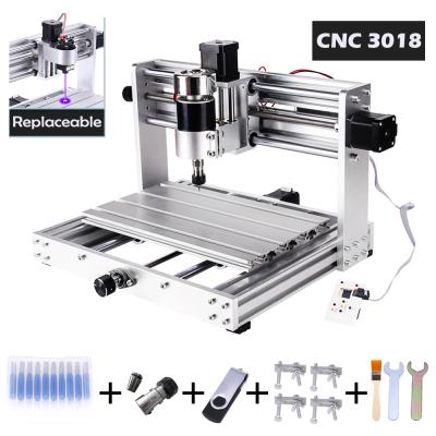 China Hotels PRO CNC Router 3018 MAX With 200W Spindle Laser Engraving Machine Kit Module 1000mW 2500mW 5500mW 10w 15W for sale