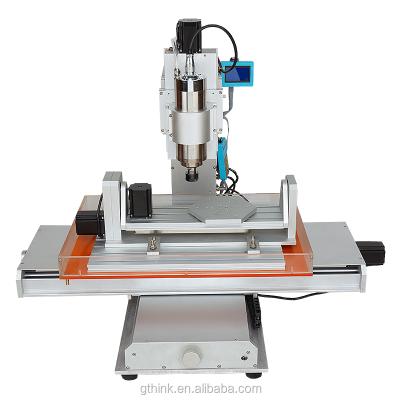 China Hot HY- 6040 Building Material Stores 5 Axis Mini CNC Router Engraving Milling Drilling Machine For Sale for sale