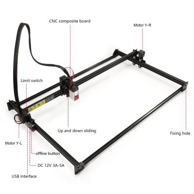 China Laser Engraving NEJE MASTER 2S Max 30W Laser ENGRAVER/CUTTER WITH N40630 MODULE - 460 x 810 mm - LASERGRBL - LIGHTBURN - APP CONTROL for sale