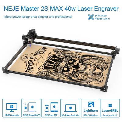 China Laser Engraving NEJE MASTER 2S MAX Laser ENGRAVER/CUTTER WITH DOUBLE LASER BEAM MODULE A40640 - 460 x 810 mm - LASERGRBL - LIGHTBURN - BLUETOOT for sale