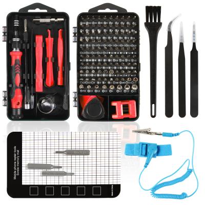 China Steel Mini 126 in 1 Precision Magnetic Screwdriver Set Mobile Phone Repair Torx Tool Kit for iPhone Repair Tool Kit for sale