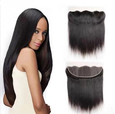 China Full Thick From Weft To End Cuticle Aligned Virgin Hair Hd Frontal Closure 100% Swiss Factory Wholesale 4x4 13x4 Hd Transparent Film Lace for sale