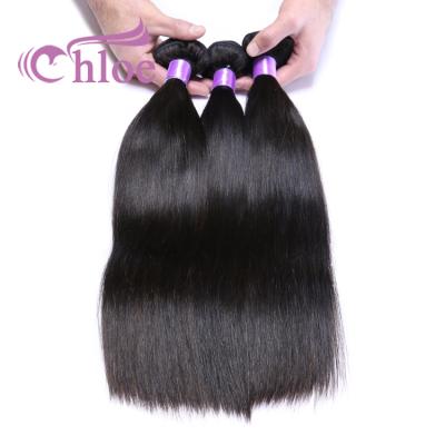 China Full Thick From Weft To End Chloe China Hair Factory Human Hair Extensions Price , Full Cuticle Align Bundles Hair for sale