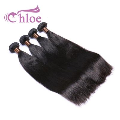 China Wholesale Best Selling Straight Mink Raw Hair Unprocessed Hair Grade 9A Weft End Weft Thick Full Cuticle Aligned Hair for sale