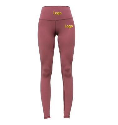 China Custom Quick Dry Elasticity Recycled Logo Breathable Rpet Repreve Butt Women's High Waisted Yoga Gaiters for sale