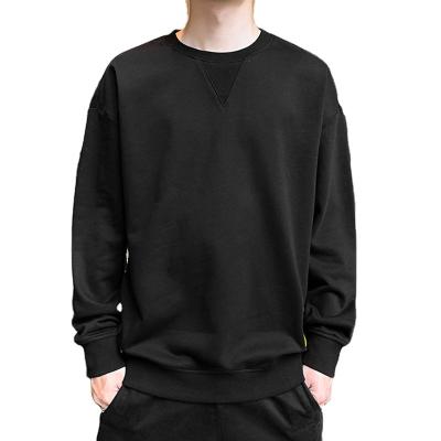 China Wholesale Fashion Anti-wrinkle Triangle Ribbing Stitching Sweater Men's Crewneck Pullover Hoodies for sale