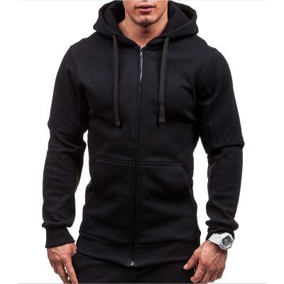 China Newest Anti-Wrinkle Oversized Pullover Style Gym Sports Tracksuit Men's Kangaroo Pocket Zipper Long Sleeve Sweatshirts Hoodies White for sale