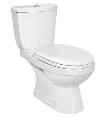 China Double-Flow Sanitary Ware Two Piece Toilet Seat Lavatory Tank Europe Strong Flushing XICI for sale