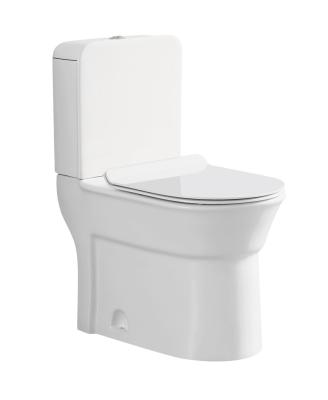 China Modern Double-Flow Wash Down Sanitary Ware Water Tank Two Piece Bathroom Toilet Cabinet Sanitary Vanity for sale