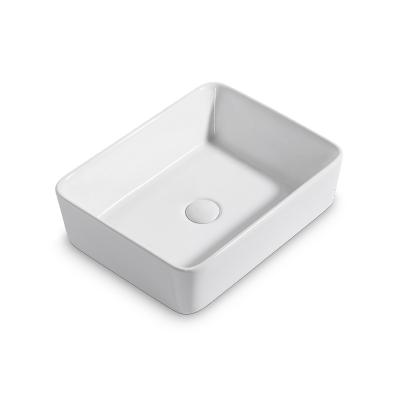 China XICI Contemporary Home Basin XICI Single Basin Ceramic Art Bathroom Sink Hand Basin Nordic Single Rectangle China Cheap for sale