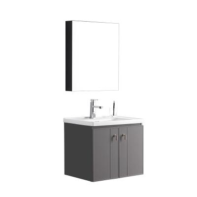 China Chinese Modern XICI PVC + Aluminum Bathroom Vanity Waterproof Bathroom Cabinet for sale