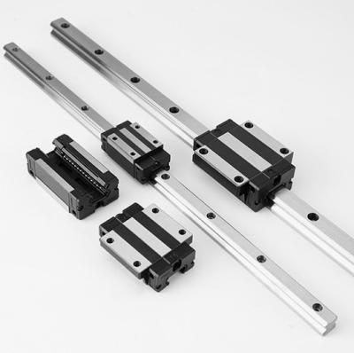 China 100% Interchangeable Black Low Friction And Slider Square Linear Motion Low Noise Linear Guide for sale