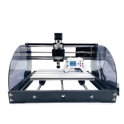 China Wood/PCB/Acrylic/Leather/Plywood 3018 pro 2 in 1 small wood 3D laser engraving machine cnc router machine for sale