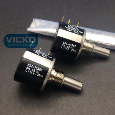 China [VK] ORIGINAL UK 534 Precision Spectrol Vishay MOD534 Multi-Turn Multi-loop Potentiometer 534-1-1 10 Switch 534-1-1 Laps 1K 2K 5K 10K for sale