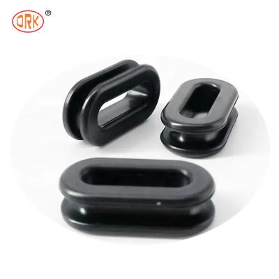 China Round NBR Rubber Grommets Good UV Resistance 300% Elongation UL157 CP65 Approved for sale