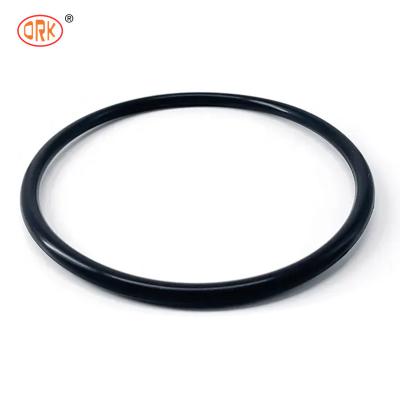 China Chemische compatibiliteit Hoge temperaturen Zwart Silicone O Rings Te koop