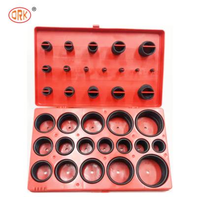 China 5A 382PC NBR 70 90Kit de sello hidráulico de tierra Color rojo Tamaño imperial Kit de anillo O automotriz en venta