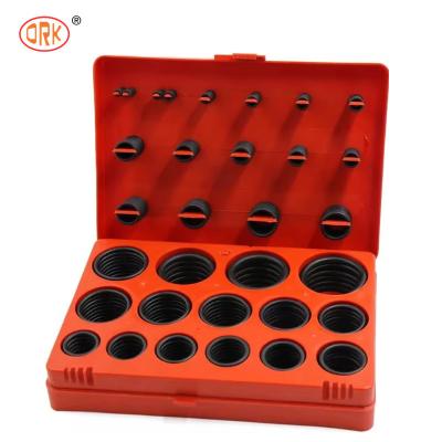 China PG Standard Metric Matte 90 Durometer O Ring Kit Assortment 397 Pieces Hydraulic O Ring Kits for sale