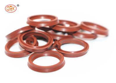 China Duro 60 Shore A Red PU FKM Rubber Piston Seal for sale