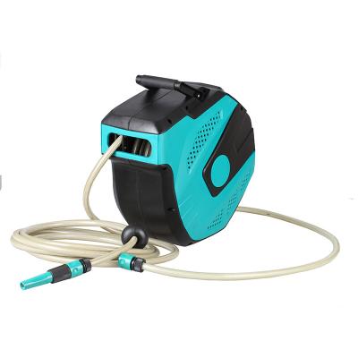 China Outdoor Home Appliance Garden Gardenings Hose Parts /Automatic Retractable Reel HoseReel With Quick Connector for sale