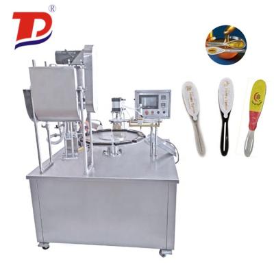 China Food Honey Spoon Teaspoon Filling Sealing Machine for sale