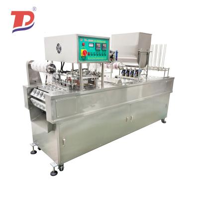 China Beverage Indonesia Mechanical Water Cup Filling Sealing Machine for sale