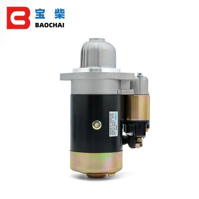 China Diesel Engine Motor Starter QD1201 12V 1.8KW Copper S195 S1100 Motor Starter Motor 11 Teeth Steering Generator Front Parts QD1201 for sale