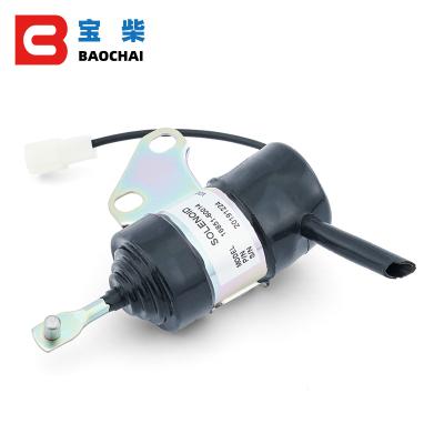 China 12v 24v Diesel Generator Excavator Engine Fuel Stop Solenoid 16851-60014 12v for sale