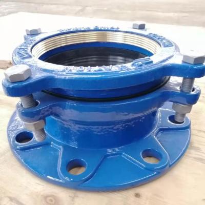 China Joining Pipe Lines IRON FITTINGS PE HANDLE STRESS FLANGE MALLEABLE ADAPTER BSEN545 / ISO2531 for sale