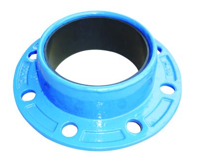 China Hot Sales PE or PVC Pipe Malleable Iron Quick Flange Adapter PE/PVC for sale