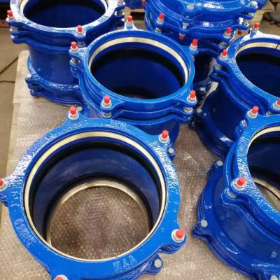 China MALLEABLE IRON cast iron pipe fittings ductile strain coupling flexible coupling for pipe for sale