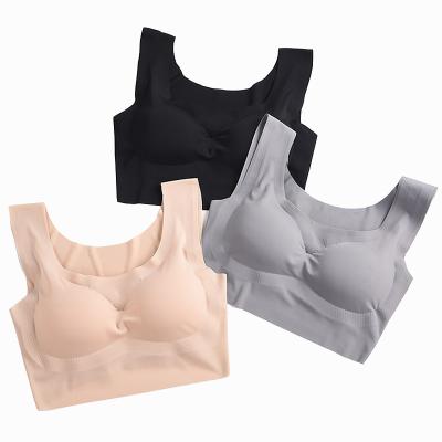 China QUICK DRY Comfortable and Breathable Seamless Removable Yoga Pads Sports Bra for sale