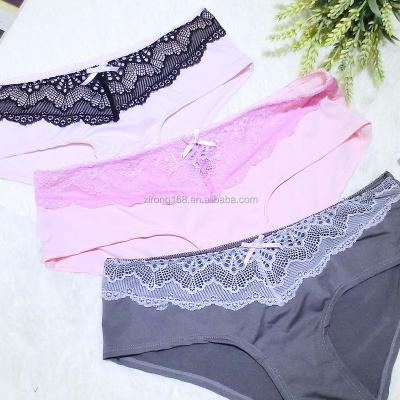 China Women Breathable Sexy Briefs Underwear Lace Panties for sale