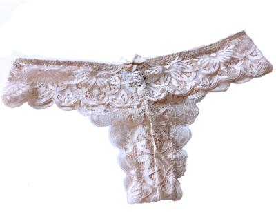 China Sexy Lace Antibacterial Women's Panties Ladies Fashion Underwear Thong for sale