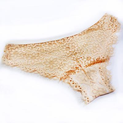 China Latest Breathable Plus Size Sexy Underwear Wholesale Women Sexy Lace Thong Panties for sale