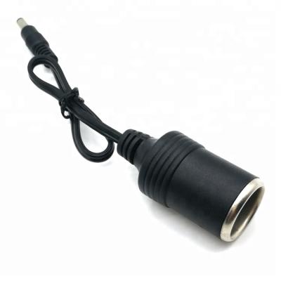 China No Black Cable Car Cigarette Lighter Plug Cigarette DC Lighter Plug To DC Plug for sale