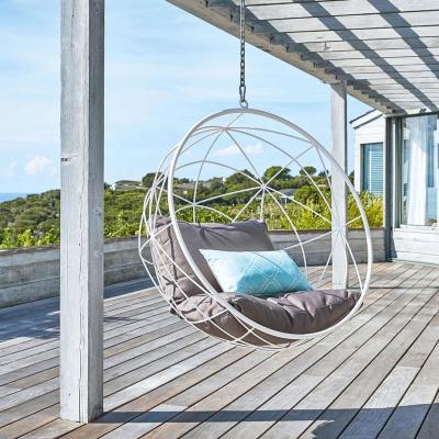 China Rattan Woven Swing Rattan Comfortable Swing Rattan Outdoor Customizaed Strong Swing Seat New Design for sale