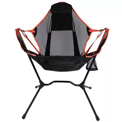 China Modern Outdoor Aluminum Ultralight Camping Rocking Folding Chair for Fishing Patio for sale