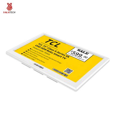 China YalaTech Hot Selling YalaTech Stores 7.5 Inch YAL75 Eink Plastic Electronic Shelf Tag Price Tag for sale