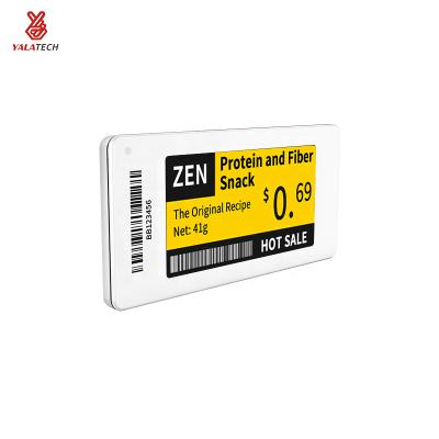 China YalaTech Thin Display 2.66 Inch Series Retail Electronic Shelf Label BLE Label EEL Price Tag YAS266 for sale