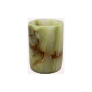 China 100% New Design Natural Loose Modern Style Loose Stone Green Onyx Marble Sconce for sale