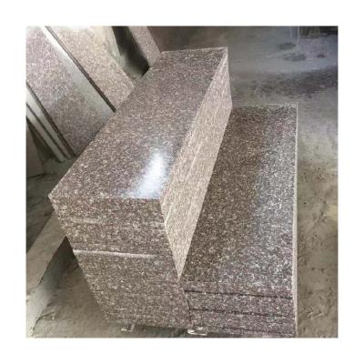 China Modern Cheapest Pink Floor Tile Paving Staircase Granite Stone In The World for sale