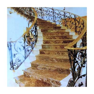 China Gray Emperador Marble Cheap Stairs Flooring Tile Dark Natural Stone Marble EUROPEAN for sale