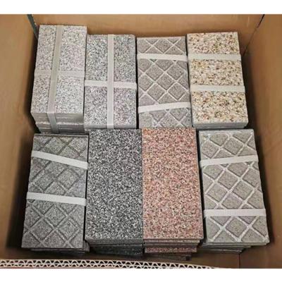 China Exterior Artificial Faux Granite Cladding Modern Decoration Stone Panel Tile For Sale for sale