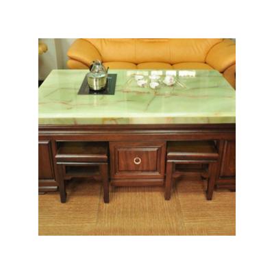 China EUROPEAN natural red stone wall tile vein cream dining table marble onyx slab for sale