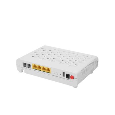 China FTTN F460 single gpon sc/apc gpon antena rx8102wt gpon epon epon onu 4FE+1V+1USB 2.4GHZ for sale