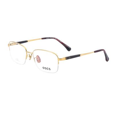 China Original Low Moq Titanium Sight Glasses Supplier Prescription Certified Glasses Frames Designer for sale