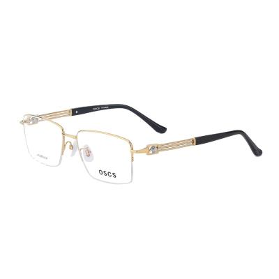 China Wholesale direct sale prescription glass frames bulk eyewear cheap metal hot fashionable simple frame for sale